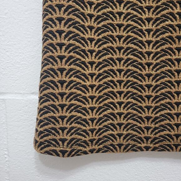 Metallic Quilted Short Sleeve Dress Medium Signature Collection 669 - Picture 5 of 11